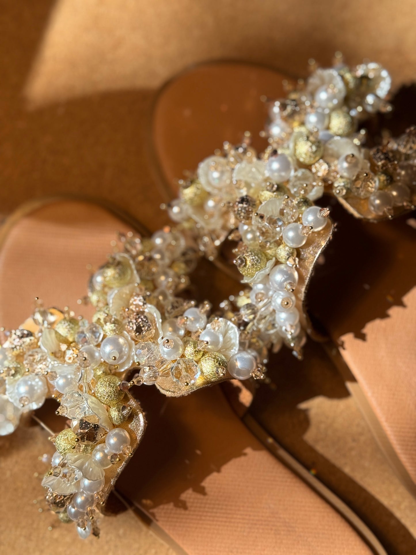 Pearl Blossom Sandals - Sandalea