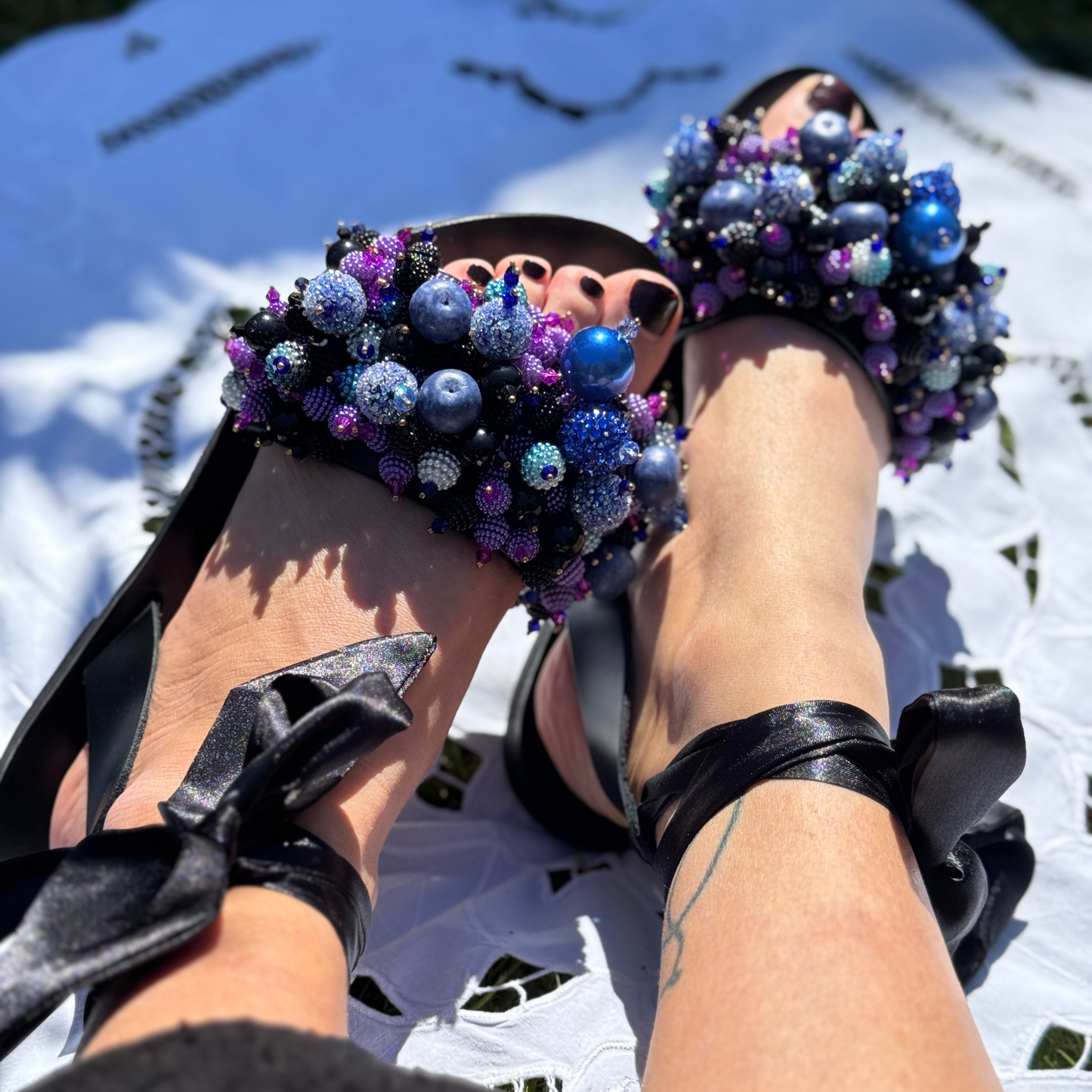 Berry Pop Sandals - Sandalea