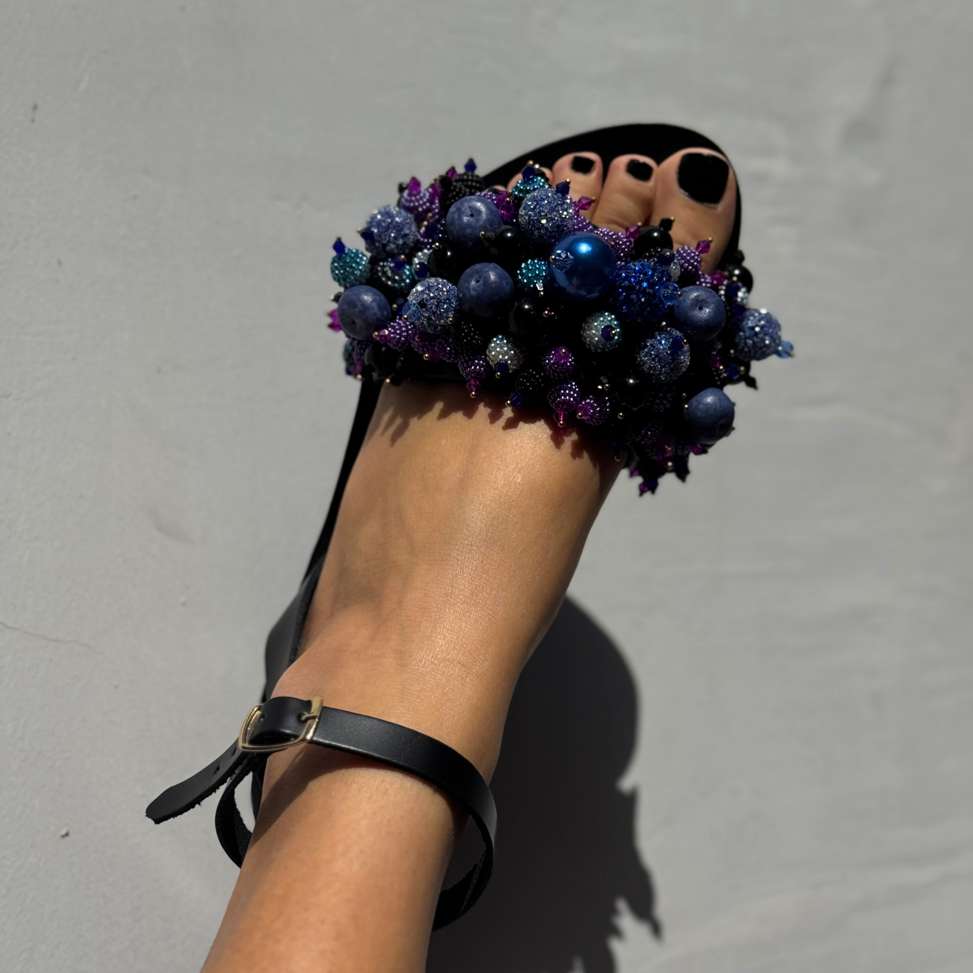Berry Pop Sandals - Sandalea