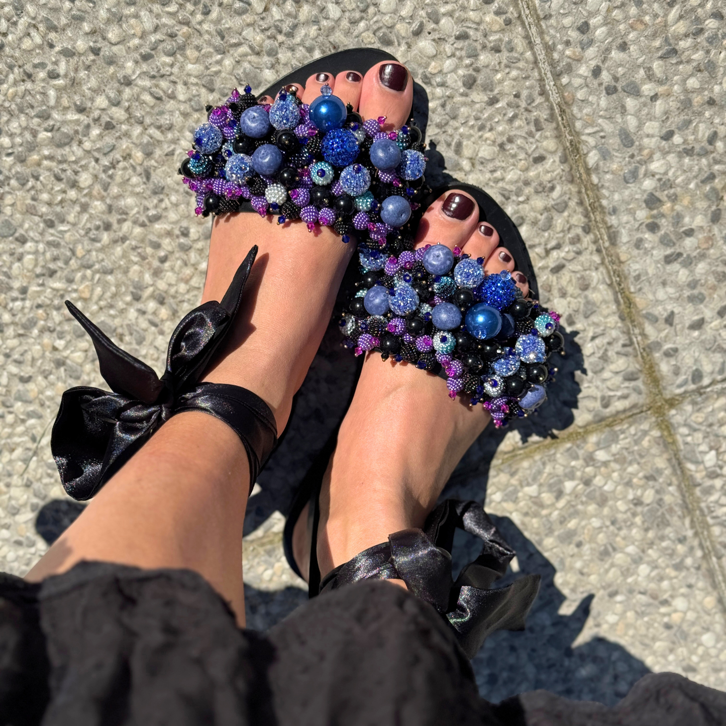 Berry Pop Sandals - Sandalea