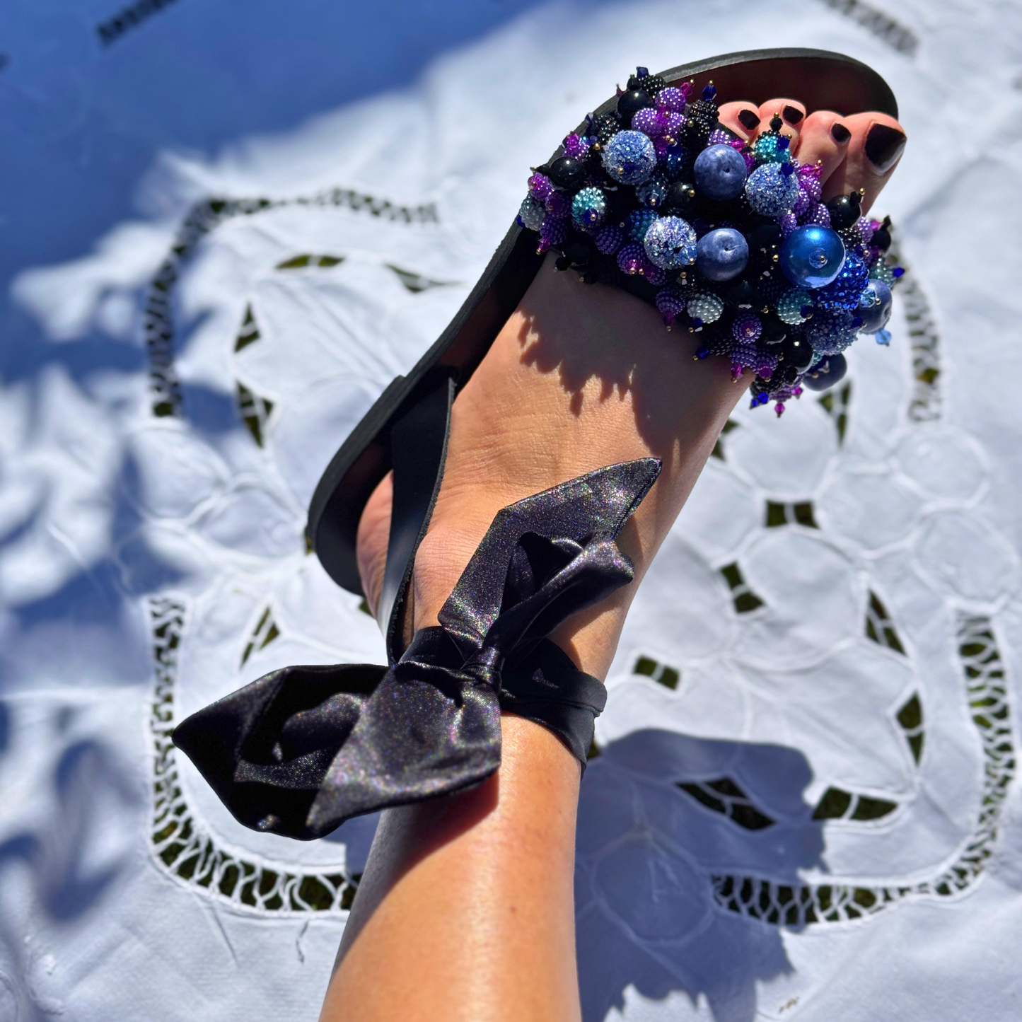 Berry Pop Sandals - Sandalea