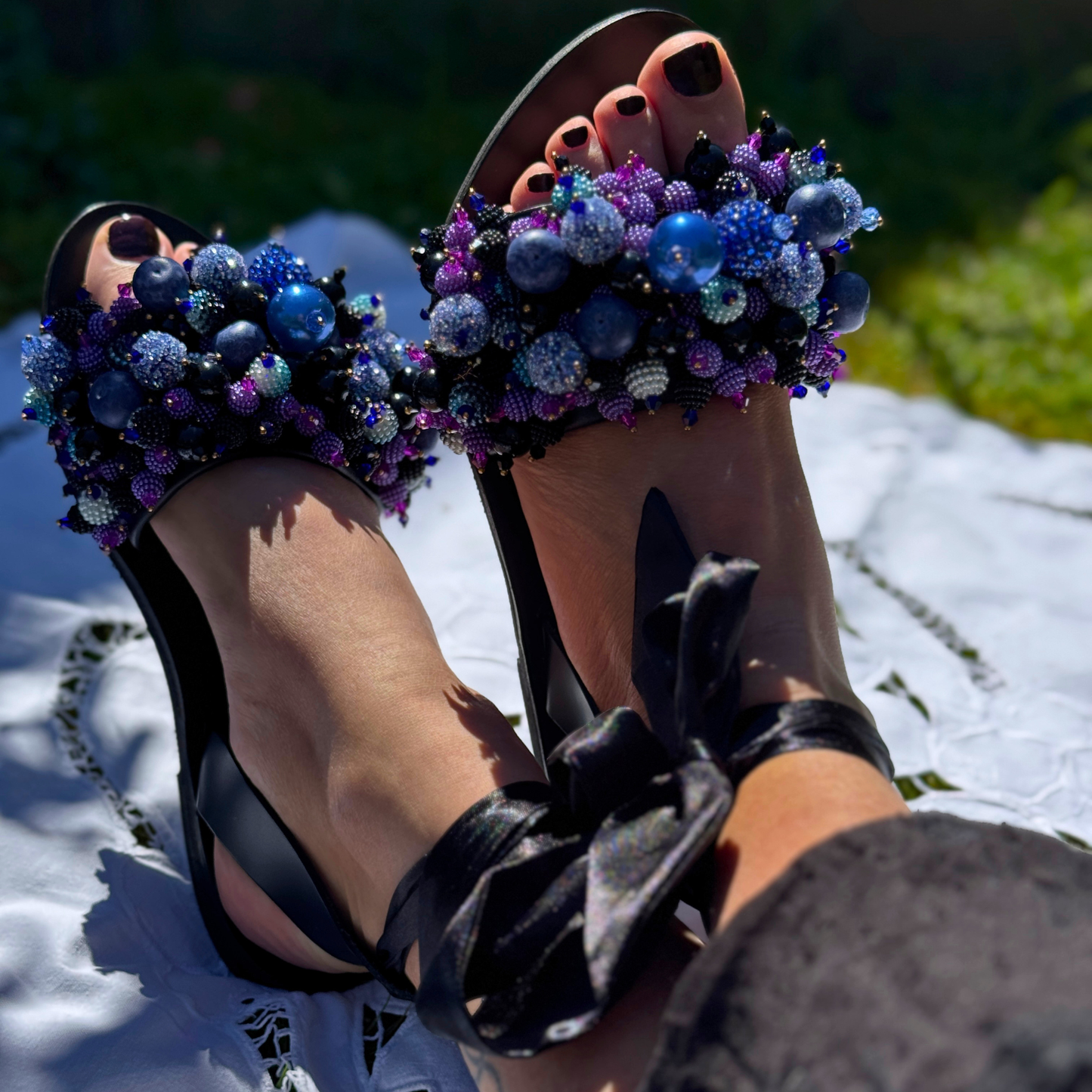 Berry Pop Sandals - Sandalea
