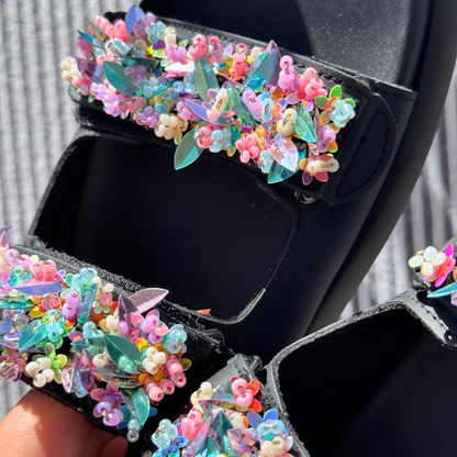 Rainbow Platforms Sandals