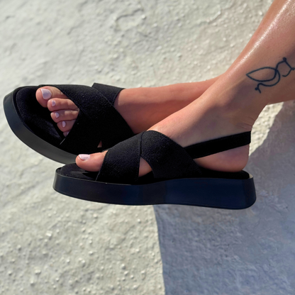 Velvet Platforms - Sandalea