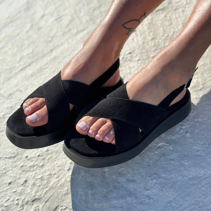 Velvet Platforms - Sandalea